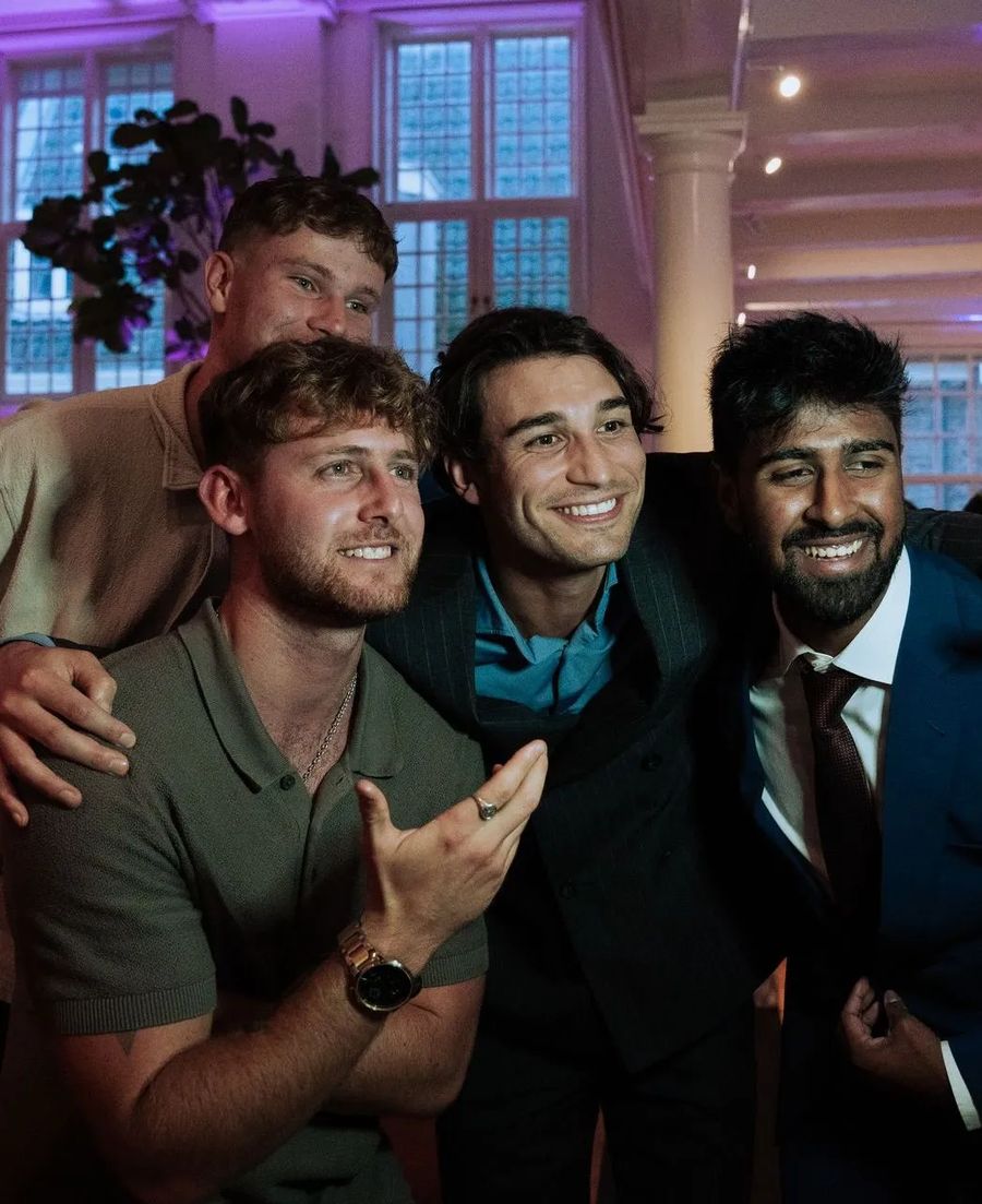 Founders at an evening event